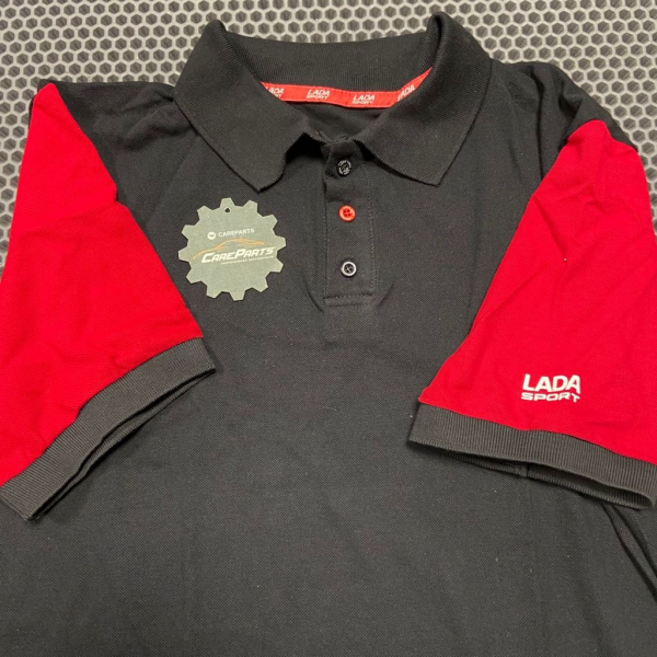 Футболка-поло черная LADA Sport