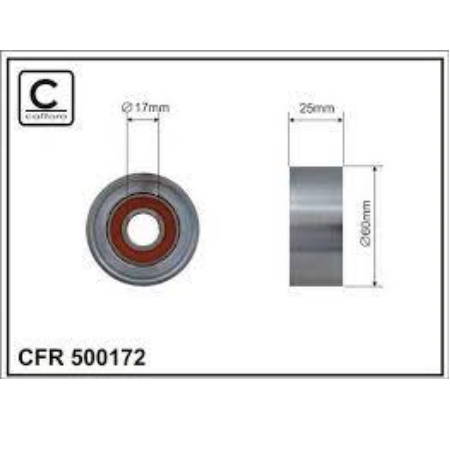 Натяжной ролик CAFFARO для двигателя Renault K7М, K7J, K4M, K4J