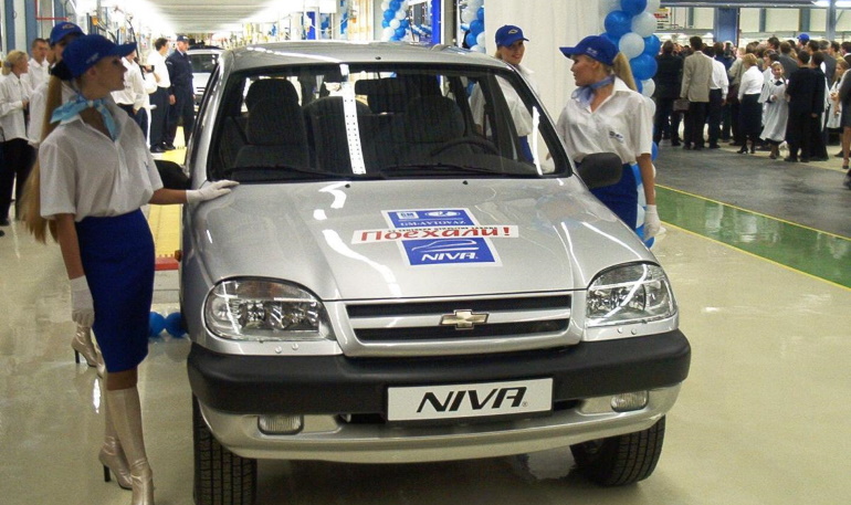 Первая Шеви Нива - новый экспонат музея АВТОВАЗа