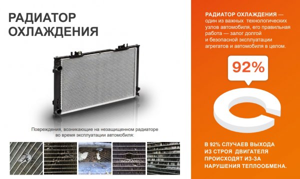 Сетка защиты радиатора для Lada Largus FL, Largus Cross FL