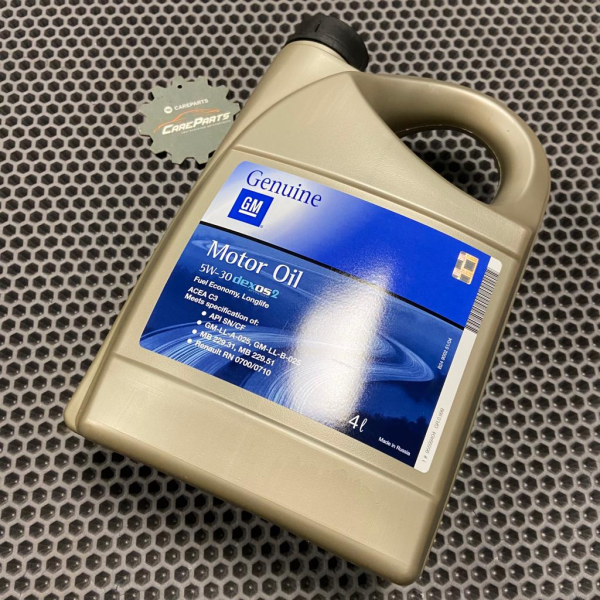 Масло моторное General Motors 5W-30 SM, CF DEXOS2 4 литра