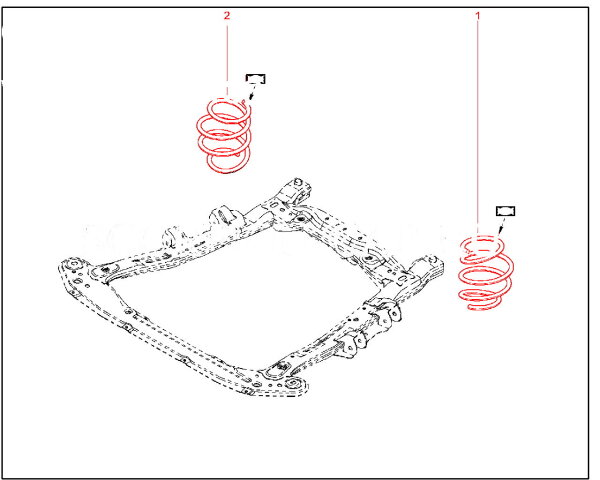 Пружина передней подвески для Lada XRAY Cross