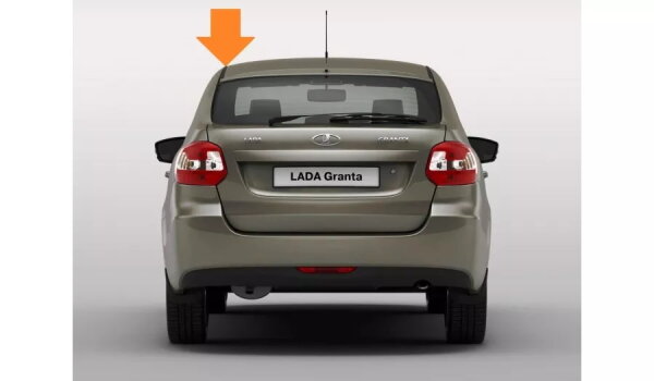 Облицовка левая желобка водостока для Lada Granta лифтбек