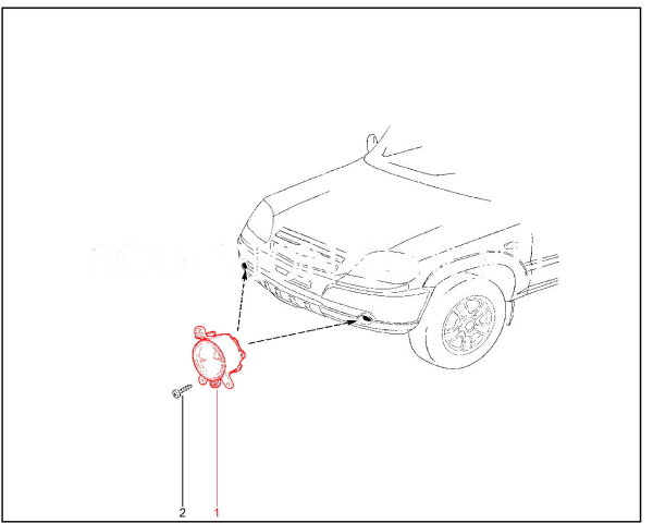 Фара противотуманная для Lada Niva, Chevrolet