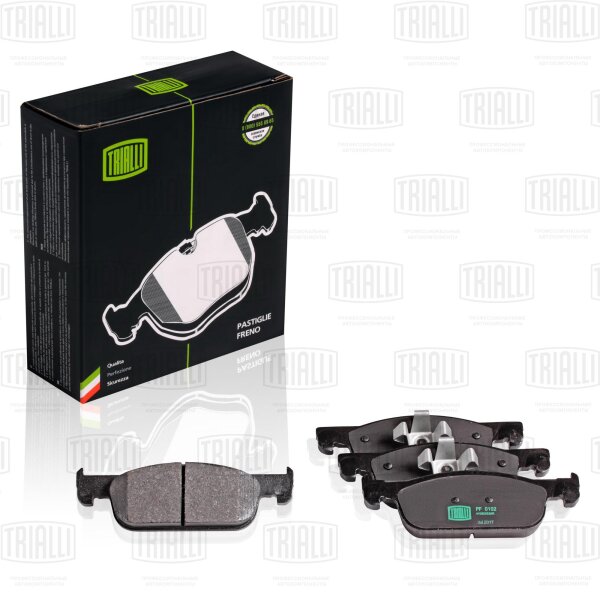 Колодки тормозные дисковые передние TRIALLI для Lada XRAY