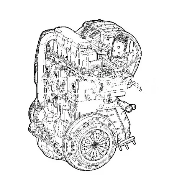 Двигатель ВАЗ 11182 (1.6л., 8кл.) в сборе Euro-2