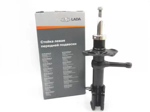 Амортизатор (стойка) передней подвески левый СААЗ для Lada Granta, Kalina-2