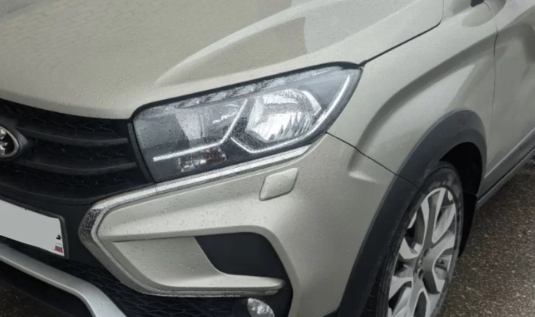 Установка омывателя фар на Lada XRAY Установка омывателя фар на Lada XRAY