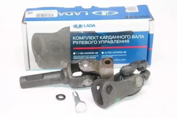 Комплект рулевого карданного вала с шарнирами (с ЭУР) для Lada Granta, Kalina