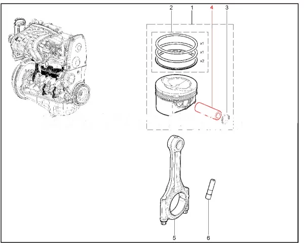 Палец поршневой двигателя ВАЗ 11182