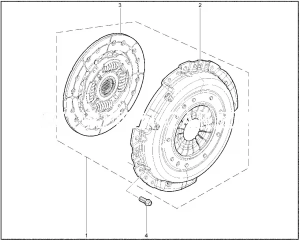 Комплект сцепления (ДВС ВАЗ, КПП Renault) для Lada Largus