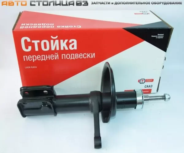 Амортизатор (стойка) передней подвески левый СААЗ для Lada Kalina-1