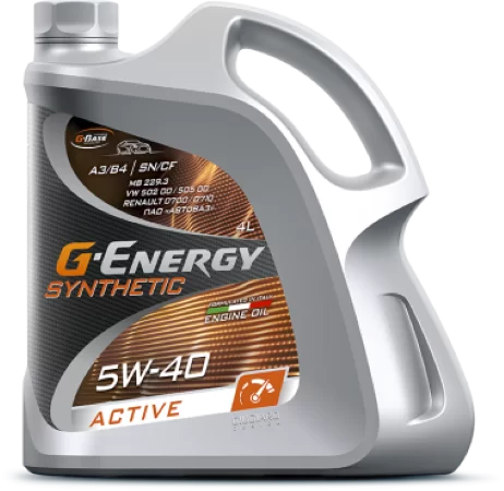 Моторное масло G-Energy Synthetic Active 5W-40 API SN-CF