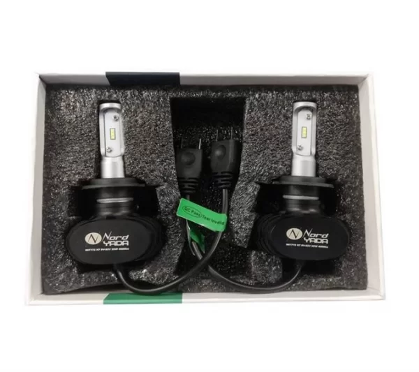 Светодиодные лампы H7 9-32V 25W 6500k 4000lm (широкий радиатор) Nord YADA