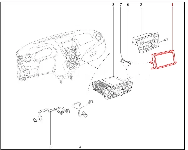 Дисплей мультимедийный для Lada Granta, Kalina-2, Priora