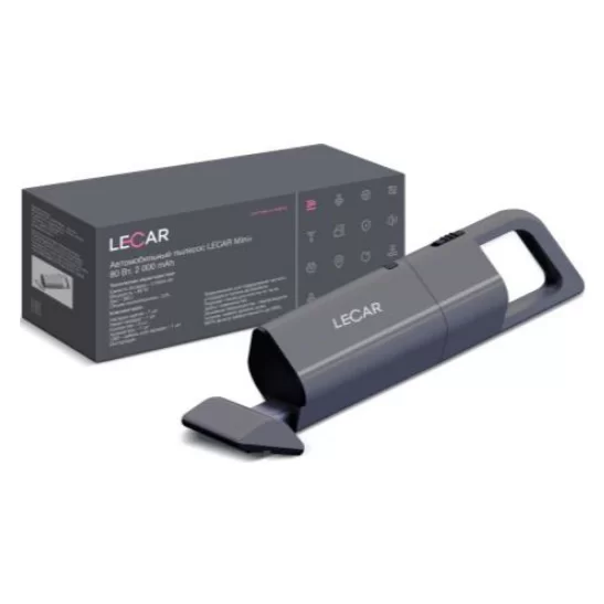 Автомобильный пылесос LECAR Mini, 80 Вт, 2 000 mAh