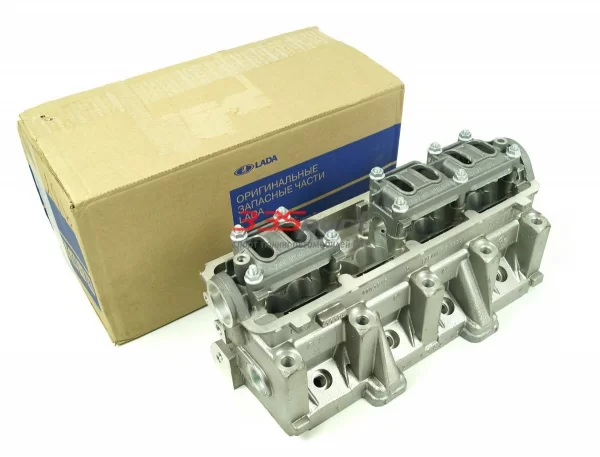 Головка цилиндров двигателя P3M-11186 без шпилек в сборе для Lada Granta, Kalina