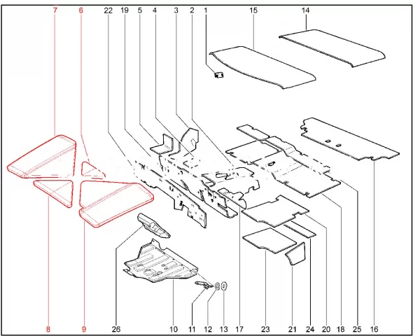 Термоизоляция капота для Lada Niva Legend, 4x4, Urban