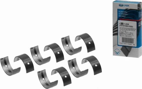 Комплект коренных вкладышей для Lada Niva 4x4, Travel, Chevrolet