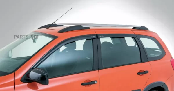 Комплект дефлекторов дверей для Lada Kalina 2