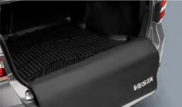 Ковер в багажник с защитным фартуком для Lada Vesta NG