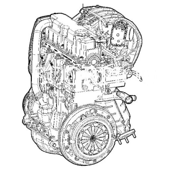 Двигатель в сборе ВАЗ 11182 (P3M*508 с КУ, Euro-2) для Lada Vesta NG