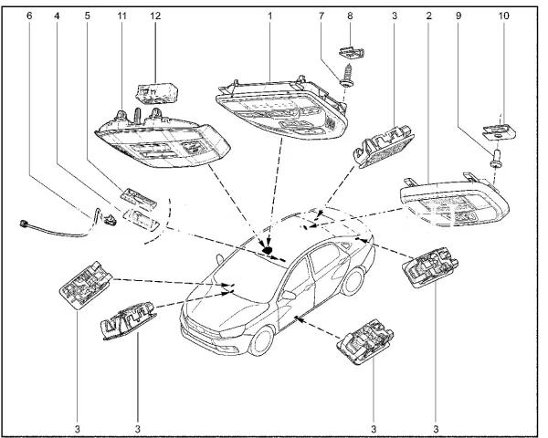 Блок Эры-ГЛОНАСС 8450092997 для Lada Vesta NG