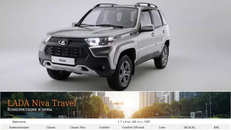 АВТОВАЗ изменил комплектации Lada Niva Travel и поднял цену АВТОВАЗ изменил комплектации Lada Niva Travel и поднял цену