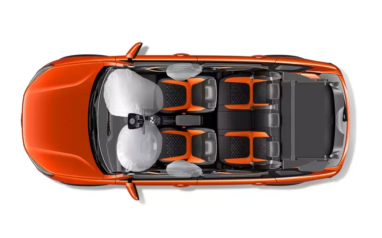 Где находится подушка безопасности пассажира?