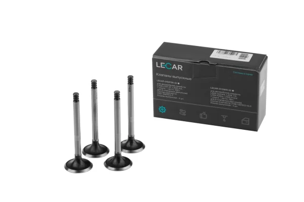 Клапан впускной Lecar двигателя 8 клапанов для Lada Granta, Kalina, Priora, Samara