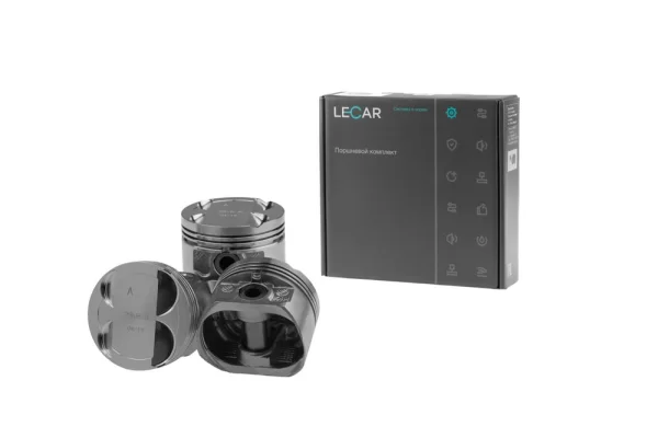 Комплект поршней Lecar (4 поршня и 4 пальца) двигателя Renault K4M для Lada Largus