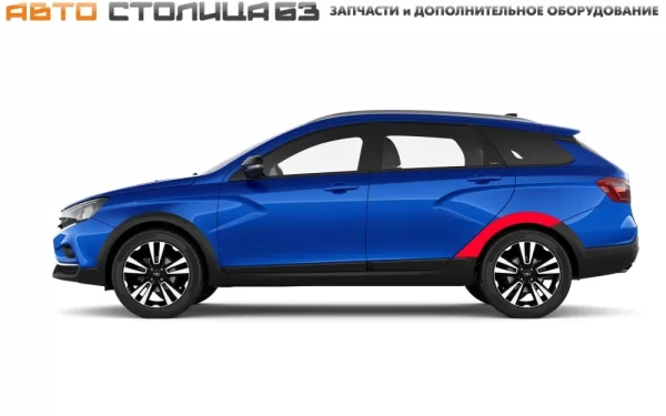 Накладка арки заднего колеса левая (без клипс) для Lada Vesta Cross, SW Cross
