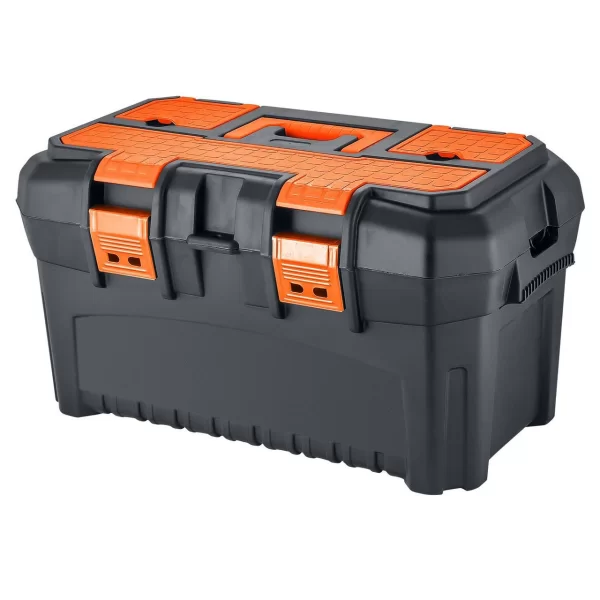 Ящик для инструментов LECAR 22,5" с органайзером и вставкой, 580х320х280 мм.