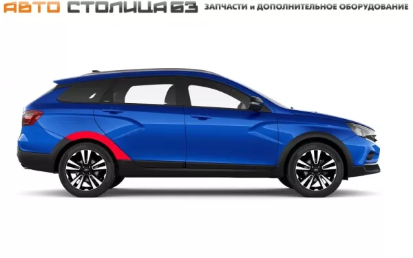 Накладка арки заднего колеса правая (без клипс) для Lada Vesta Cross, SW Cross