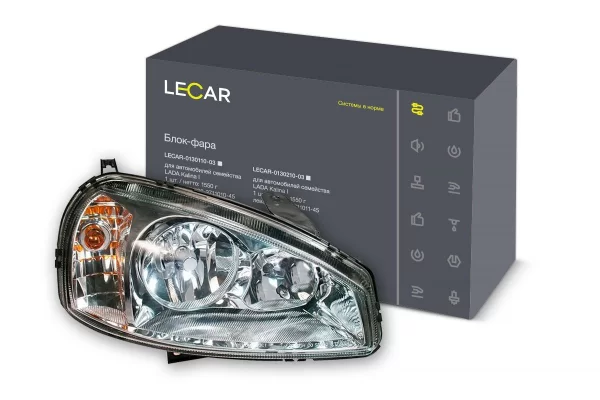 Блок-фара Lecar для Lada Kalina-1