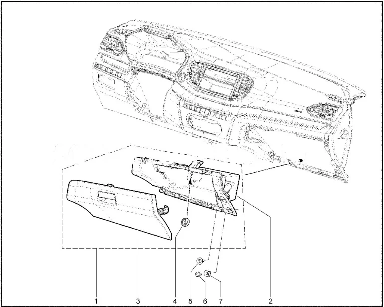 Как снять бардачок на Lada Vesta NG (новое поколение)