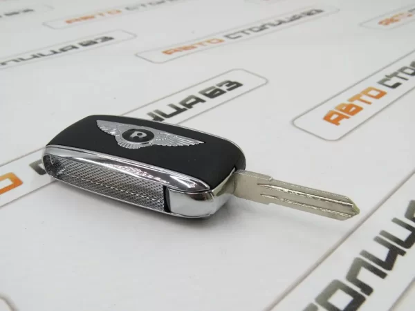 Ключ выкидной (корпус без платы) в стиле BENTLEY для Lada Granta, Kalina, Priora, Datsun