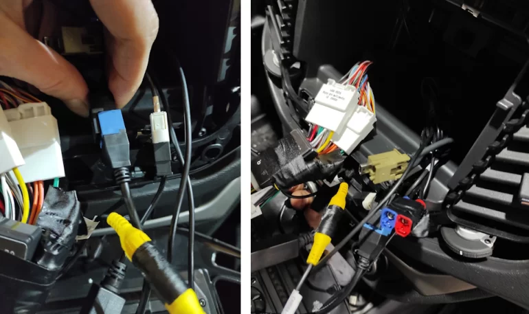 Не могу подключить USB в бардачке к Teyes на Весте