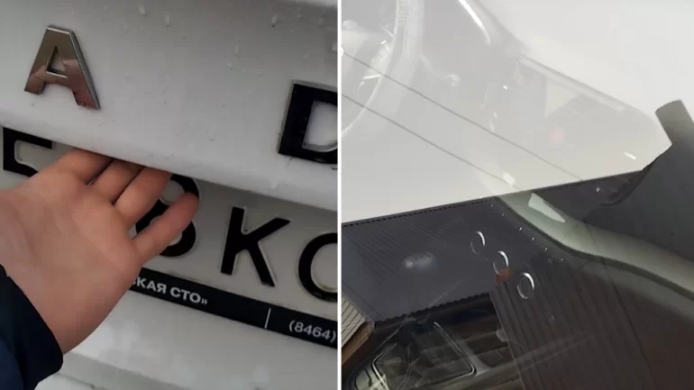 Если нажать кнопку на крышке багажника Lada Vesta NG то включается магнитола