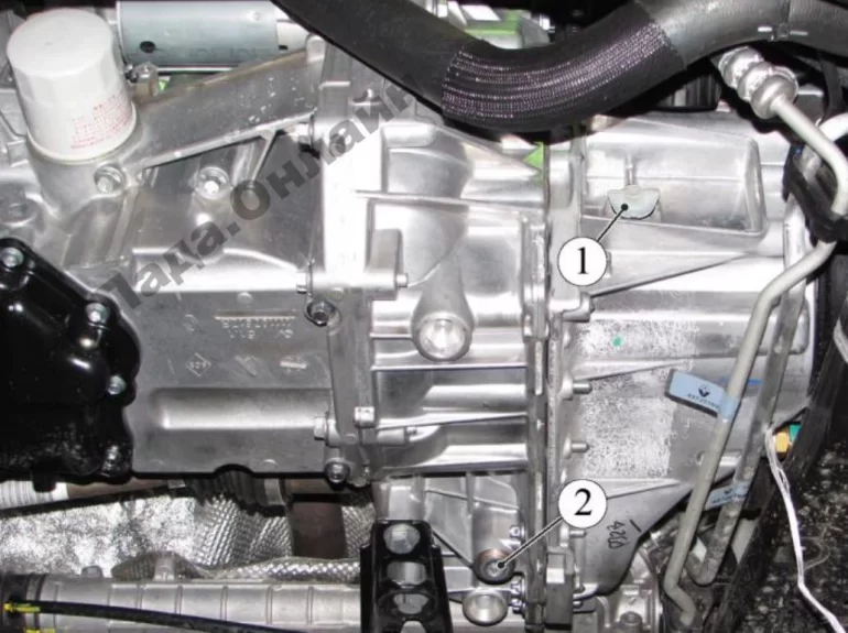 Как правильно установить прокладка сливной пробки МКП Renault JR5?