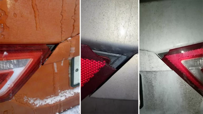 Что делать если откололся кусок заднего фонаря на Lada Vesta