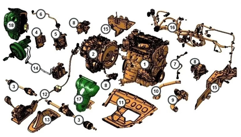 Какие новые и доработанные детали получила Lada Vesta 1.8 EVO с вариатором