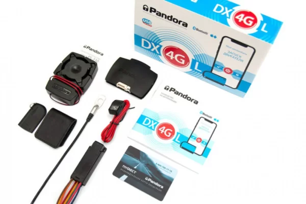 Охранная система Pandora DX-4G L (Bluetouth метка, Автозапуск, GSM)