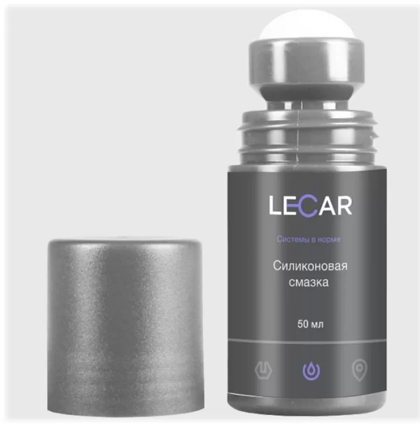 Силиконовая смазка LECAR, 50 мл. (ролик)