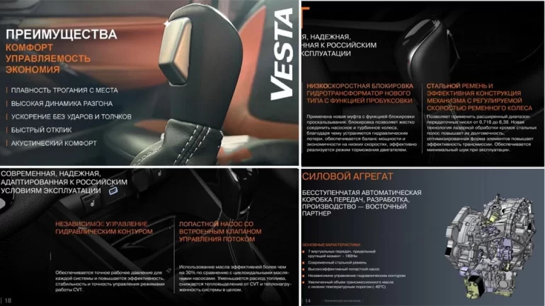 АВТОВАЗ рассказал о преимуществах вариатора WLY CVT18 для Lada Vesa NG