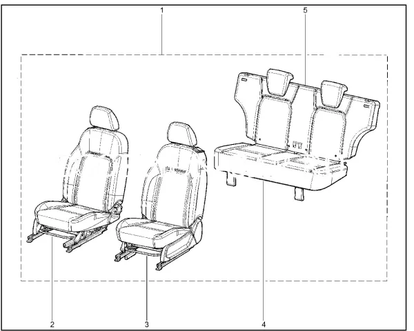 Сиденья комплект (Люкс) для Lada Niva Legend, 4x4, Urban