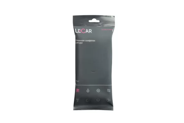 Влажные салфетки для рук (упаковка 30 шт) Lecar