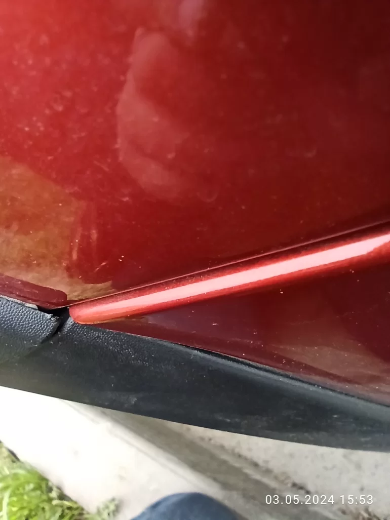 Проблема с установкой накладка арки переднего бампера