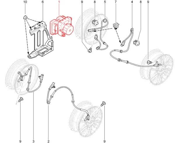 Гидроагрегат АБС (незаполненный) для Lada Vesta