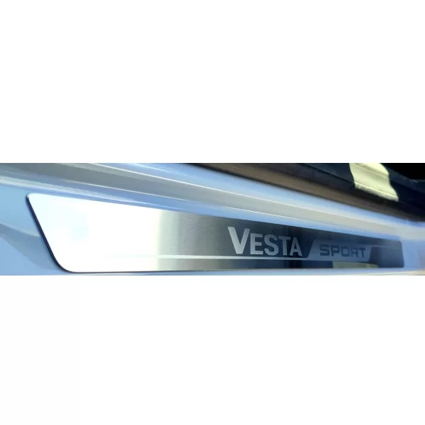 Накладка порога хром для Lada Vesta Sport